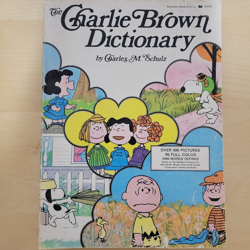 The Charlie Brown Dictionary Book by Charles M. Schulz Paperback